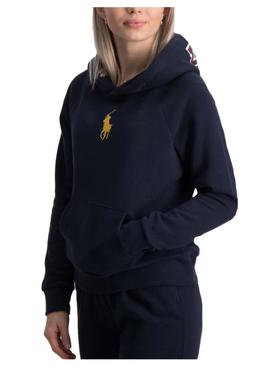 Sudadera c/capucha logo amarillo Polo Ralph Lauren