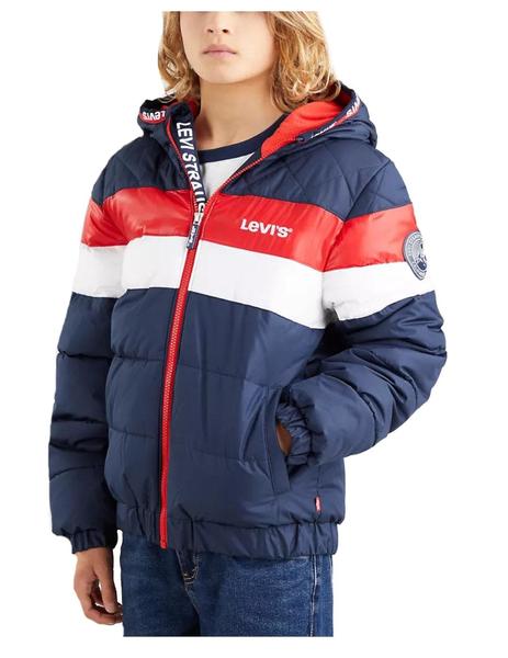 CHAQUETA COLORBLOCK AZUL LEVI S