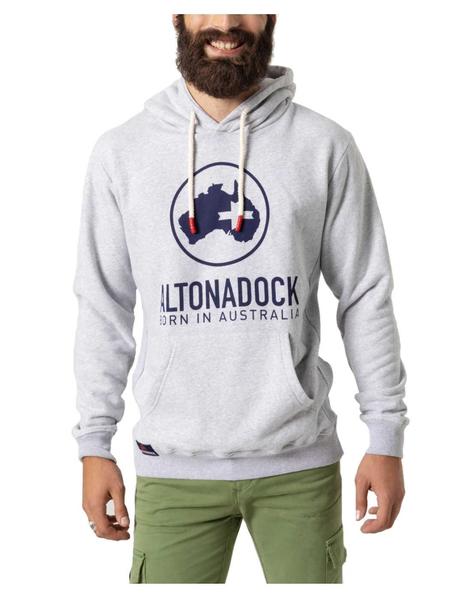 Precipicio helado diseñador Sudadera gris logo Altonadock