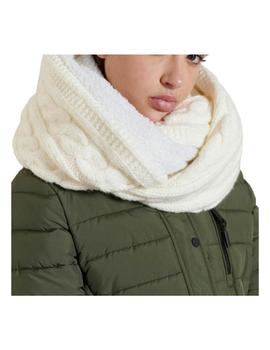 Superdry Gracie Cable Snood Bufanda para clima frío para Mujer