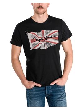 Camiseta flag logo Pepe Jeans