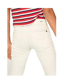 Pantalón vaquero blanco Pixlette Skinny Pepe Jeans