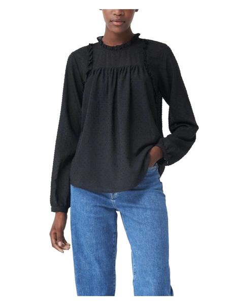 Blusa plumeti negra Jeans