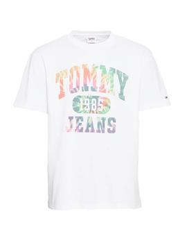 Camiseta collegiate tie dye Tommy Jeans