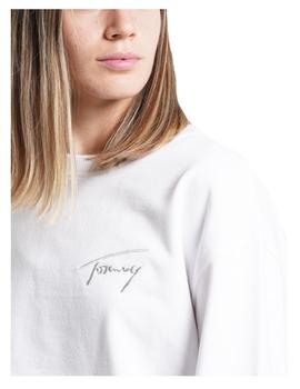 Sudadera crop signature Tommy Jeans