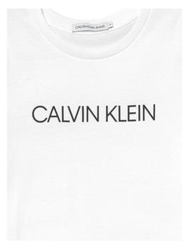 Camiseta institutional ss slim blanca Calvin Klein