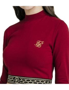 Camiseta cartel l/s crop tee Sik Silk