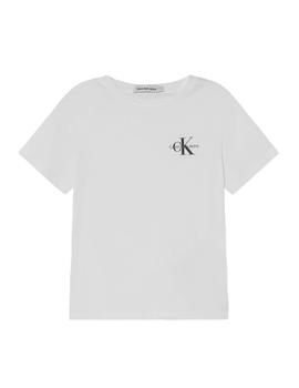 Camiseta Chest Monogram White Top Calvin Klein