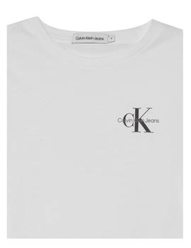 Camiseta Chest Monogram White Top Calvin Klein