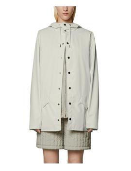 Chubasquero corto blanco unisex Rains