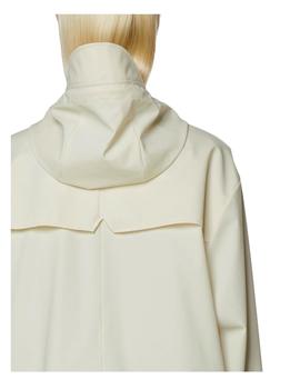 Chubasquero corto blanco unisex Rains