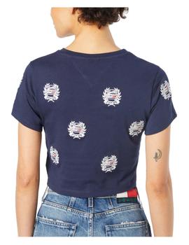 Camiseta baby crop crest critter Tommy Jeans