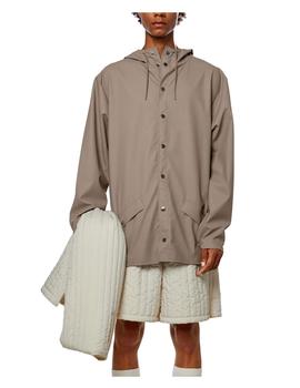 Chubasquero corto beige unisex Rains