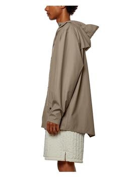 Chubasquero corto beige unisex Rains