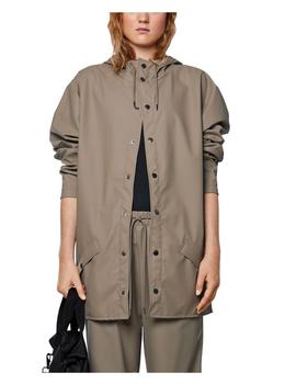 Chubasquero corto beige unisex Rains