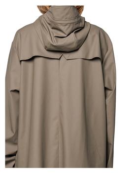 Chubasquero corto beige unisex Rains