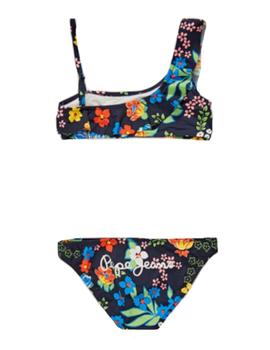 Bikini con volantes Flora Pepe Jeans