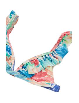 Bikini ondulado estampado Ruffle Pepe Jeans