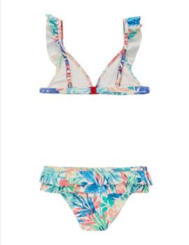 Bikini ondulado estampado Ruffle Pepe Jeans