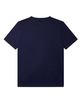 Camiseta logo cuadro azul Timberland