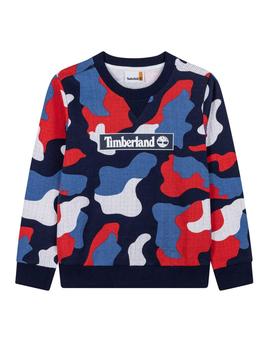 Sudadera camuflaje azul Timberland