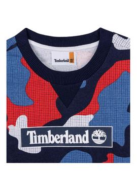 Sudadera camuflaje azul Timberland