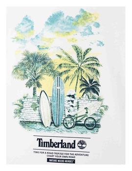 Camiseta palmeras blanca Timberland