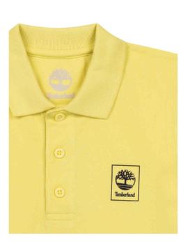 Polo logo amarillo Timberland