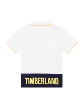 Polo blanco palmera Timberland