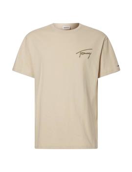 Camiseta tjm signature beige Tommy Hilfiger