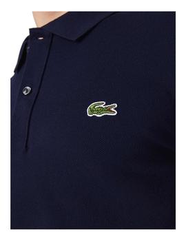 Polo azul marino slim fit Lacoste