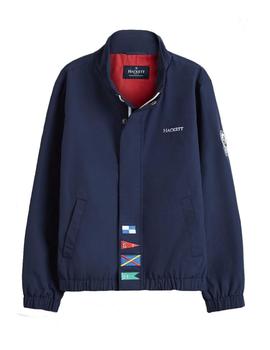 Cazadora bomber estilo náutico Hackett