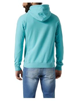 Sudadera con capucha azul círculo Altonadock