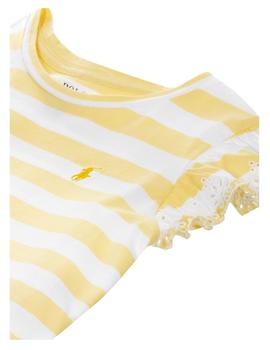 Blusa de rayas amarilla Polo Ralph Lauren