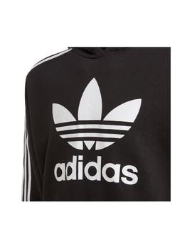 Sudadera Cropped Negra Adidas