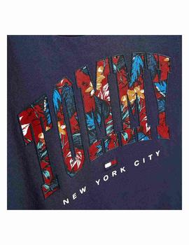 Camiseta Tropical Varsity azul Tommy Hilfiger
