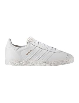 Zapatillas Gazelle J Blancas Piel Adidas