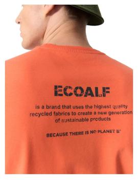 Camiseta Patch Label naranja  Ecoalf