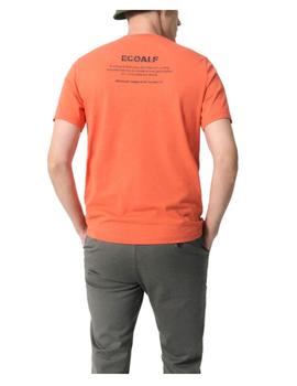 Camiseta Patch Label naranja  Ecoalf