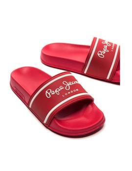 Sandalia pala logo Slider Boys Pepe Jeans