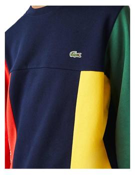 Sudadera color block Lacoste