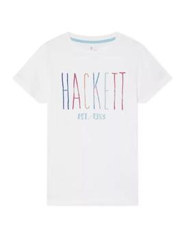 Camiseta con estampado multicolor Hackett