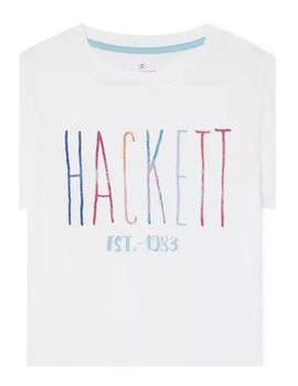 Camiseta con estampado multicolor Hackett