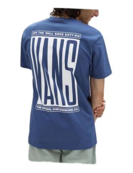 Camiseta type stretch azul Vans