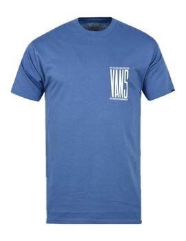 Camiseta type stretch azul Vans