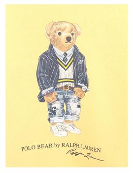 Sudadera amarilla oso Polo Ralph Lauren