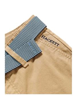 Pantalones chinos cortos con cinturón Hackett