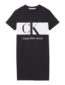 Vestido blocking Calvin Klein