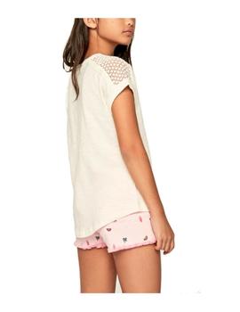 Camiseta estampado tropical Monique Pepe Jeans