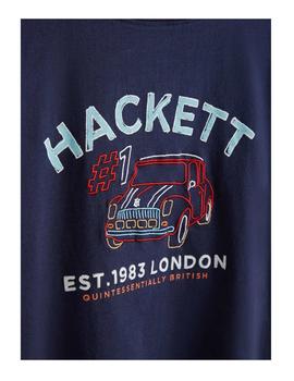 Camiseta con estampado de coches Hackett